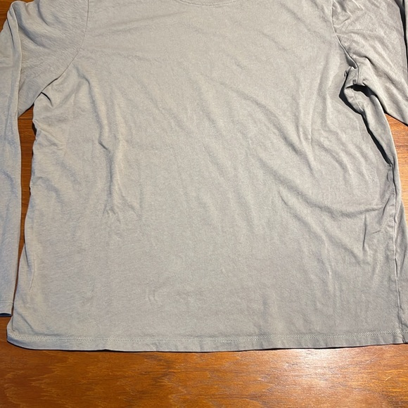 Everlane brown long sleeve organic cotton tee shirt XL - Picture 4 of 9